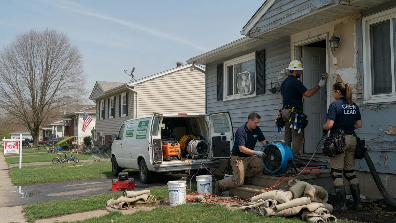 Flood Cleanup in Potts Grove, PA near me